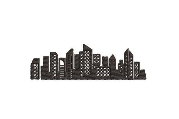 Basic Cityscape: A Modern Embroidery Design Review