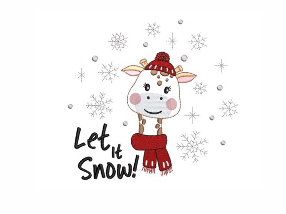 Christmas Giraffe: A Festive Design for Etsy Sellers
