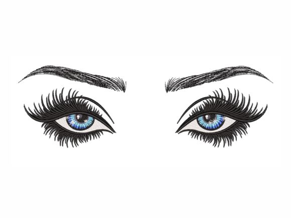 Eyes Embroidery Design Review for Boutique Apparel