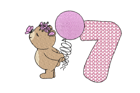 Number 7 Cute Teddy: A Designer's Review for Real Projects
