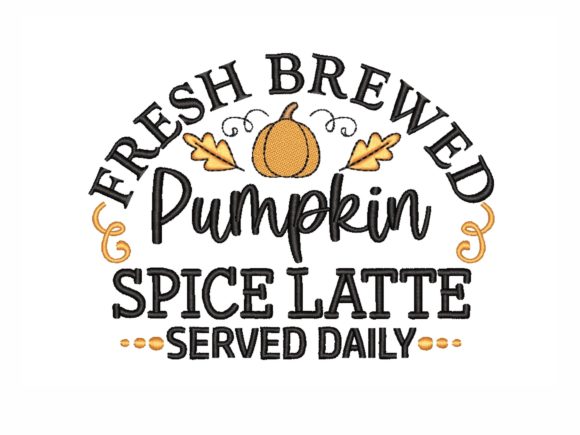 Pumpkin Spice Latte: A Cozy Fall Embroidery Review