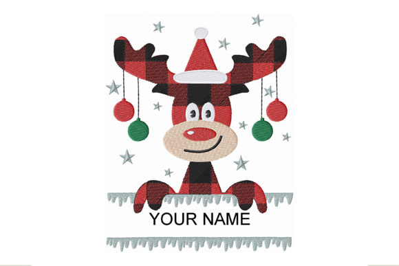 Review: Frame for Monogram Christmas Moose Design