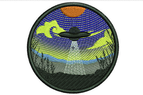 Ufo in Circle: A Festive Review for Holiday Embroidery